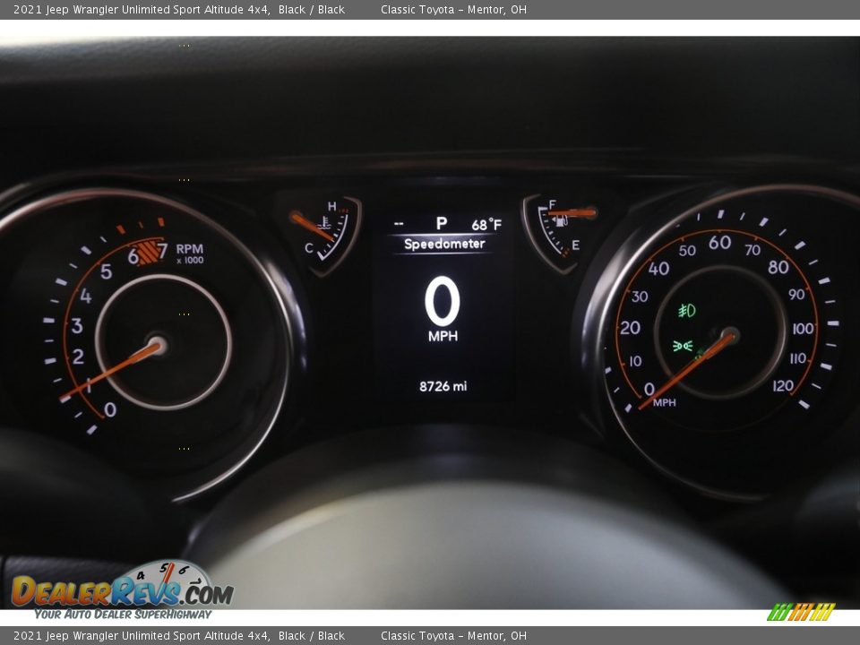 2021 Jeep Wrangler Unlimited Sport Altitude 4x4 Black / Black Photo #8