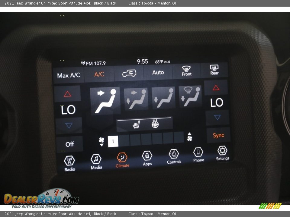 2021 Jeep Wrangler Unlimited Sport Altitude 4x4 Black / Black Photo #11
