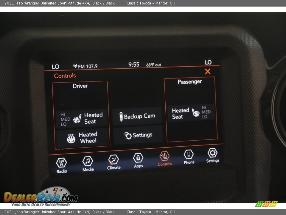 2021 Jeep Wrangler Unlimited Sport Altitude 4x4 Black / Black Photo #12