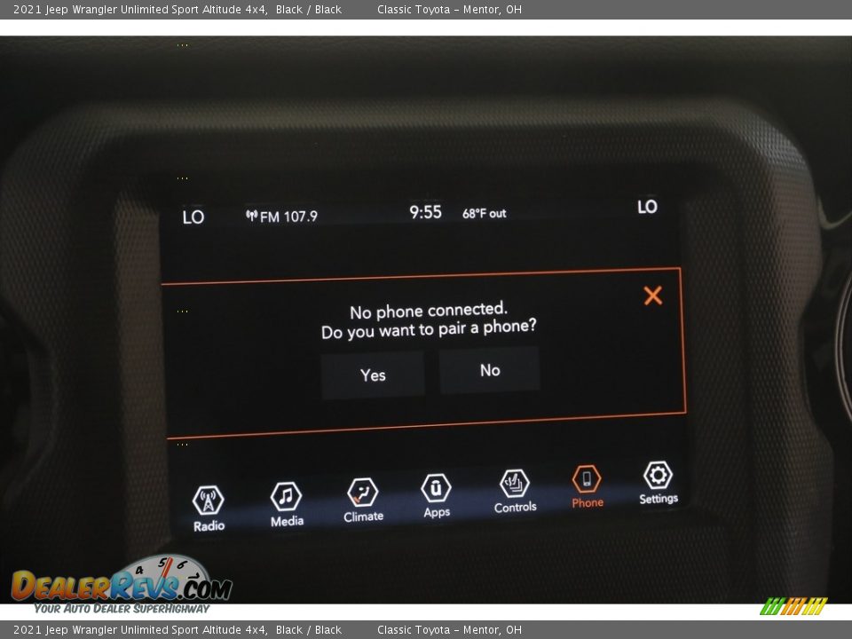 2021 Jeep Wrangler Unlimited Sport Altitude 4x4 Black / Black Photo #13