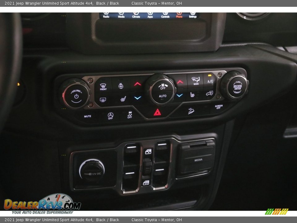 2021 Jeep Wrangler Unlimited Sport Altitude 4x4 Black / Black Photo #15