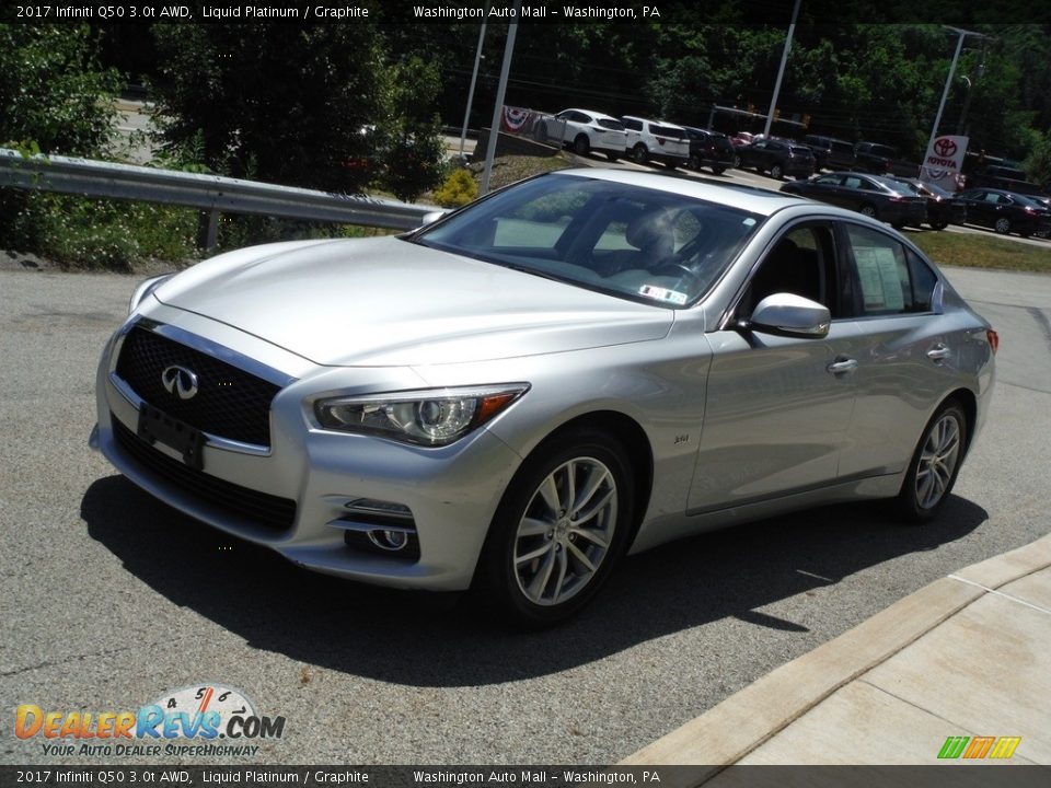 Liquid Platinum 2017 Infiniti Q50 3.0t AWD Photo #7