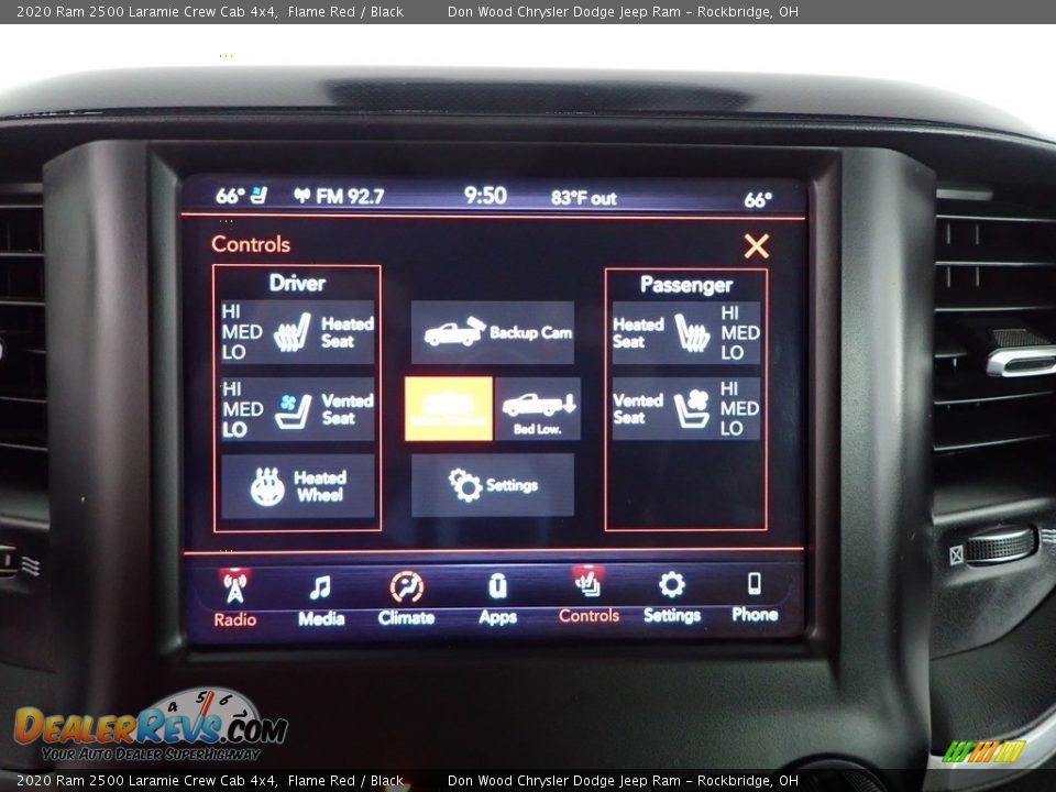 2020 Ram 2500 Laramie Crew Cab 4x4 Flame Red / Black Photo #3