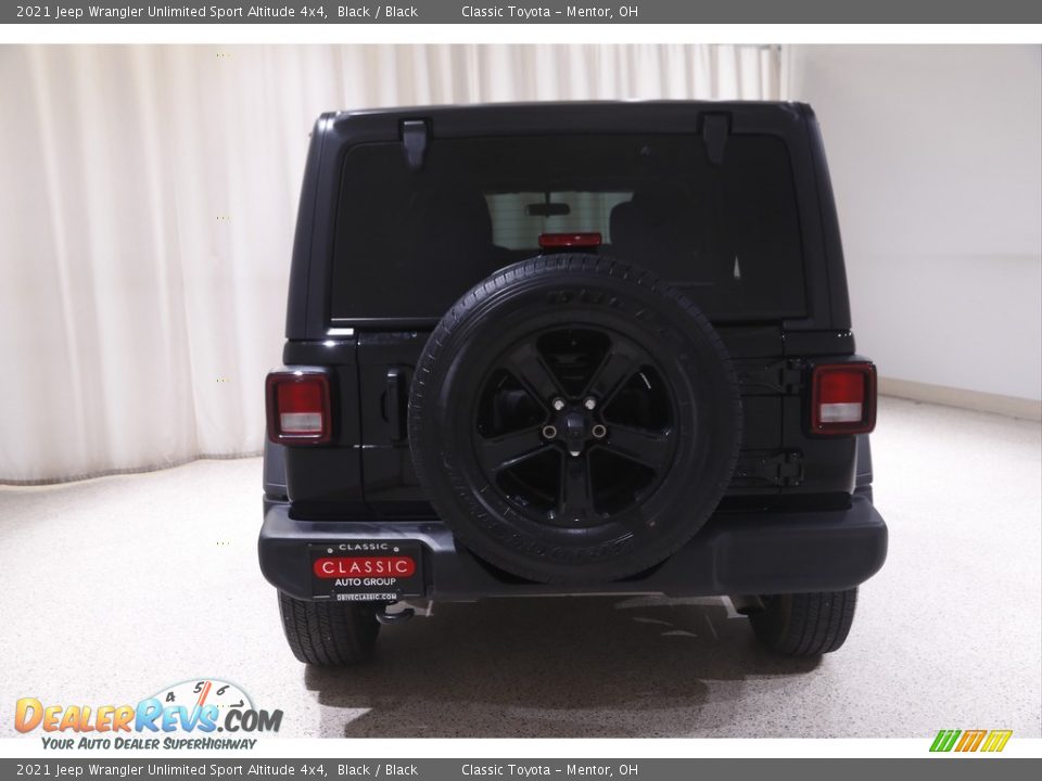 2021 Jeep Wrangler Unlimited Sport Altitude 4x4 Black / Black Photo #20
