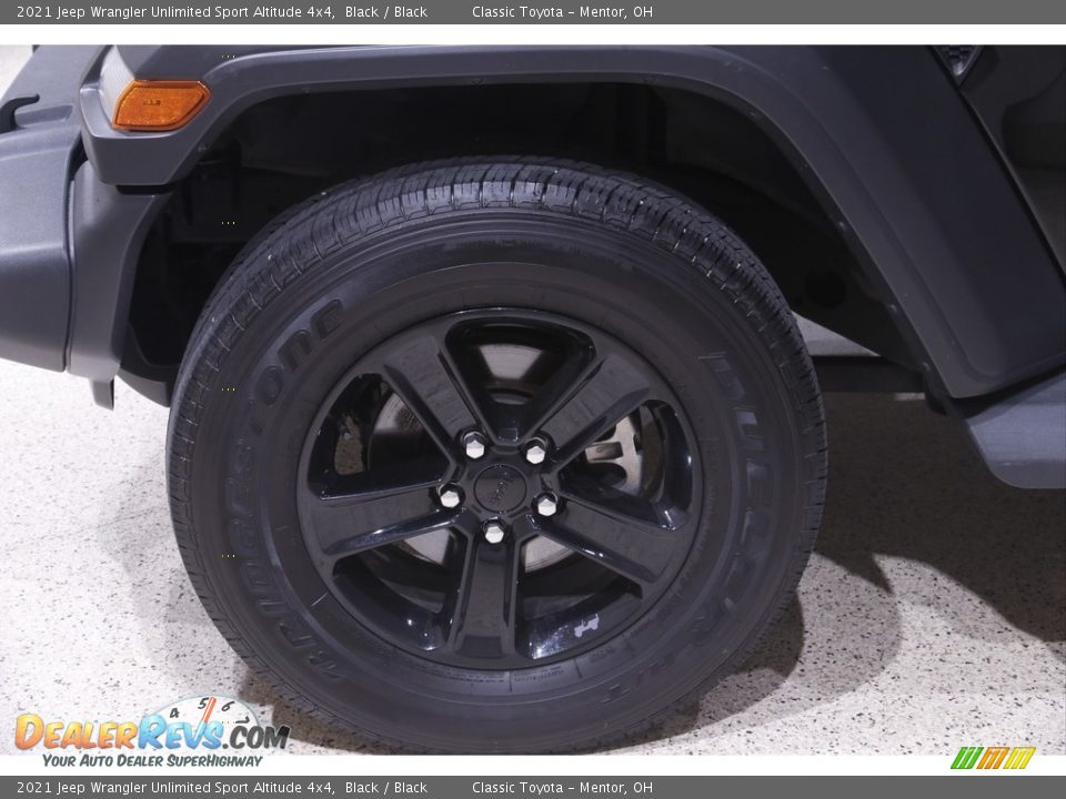 2021 Jeep Wrangler Unlimited Sport Altitude 4x4 Black / Black Photo #22