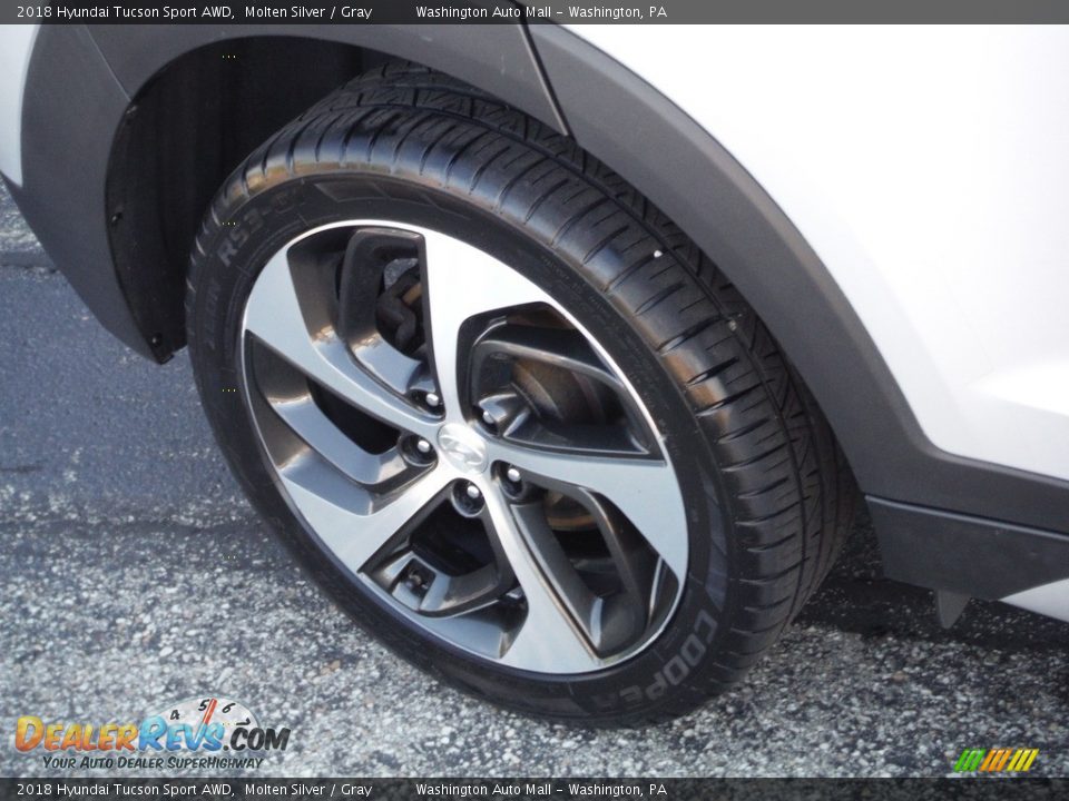 2018 Hyundai Tucson Sport AWD Molten Silver / Gray Photo #3