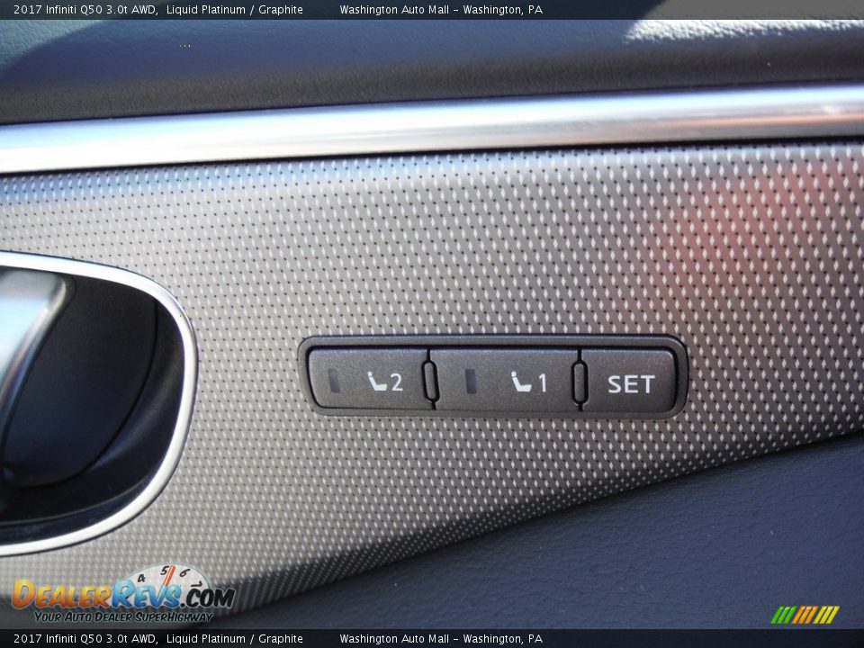 Controls of 2017 Infiniti Q50 3.0t AWD Photo #14