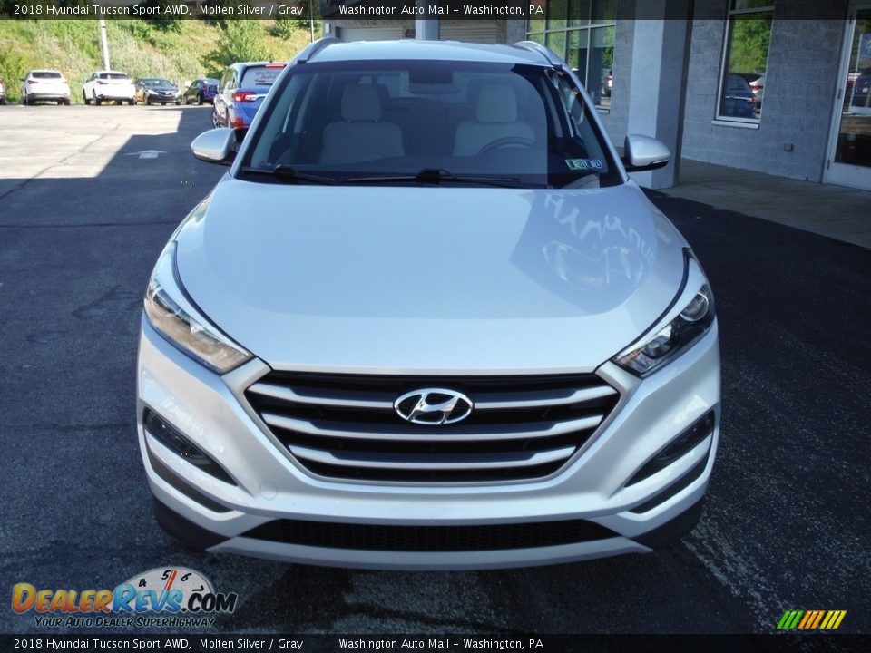 2018 Hyundai Tucson Sport AWD Molten Silver / Gray Photo #4