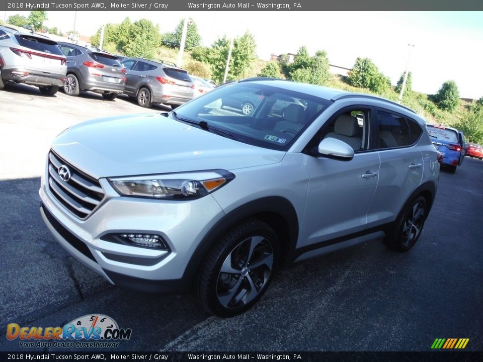 2018 Hyundai Tucson Sport AWD Molten Silver / Gray Photo #5