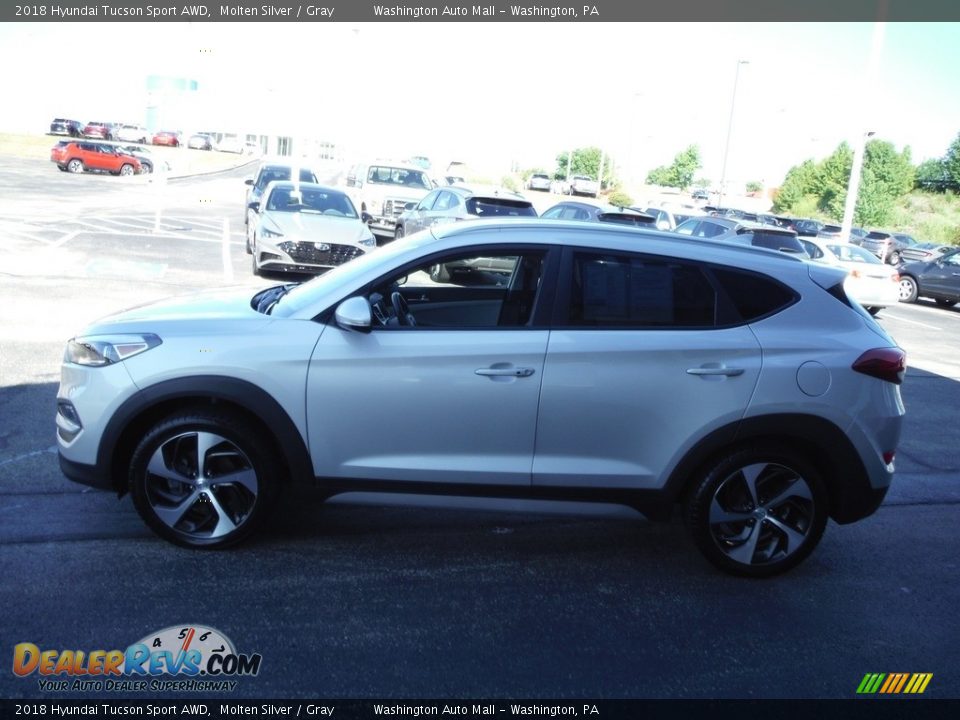 2018 Hyundai Tucson Sport AWD Molten Silver / Gray Photo #6