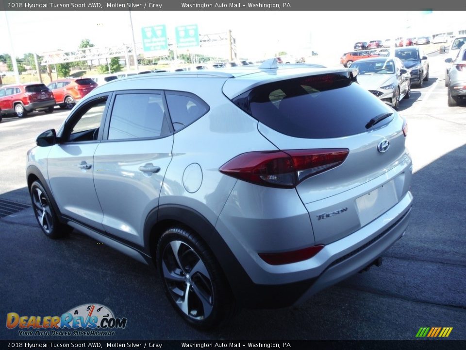 2018 Hyundai Tucson Sport AWD Molten Silver / Gray Photo #7