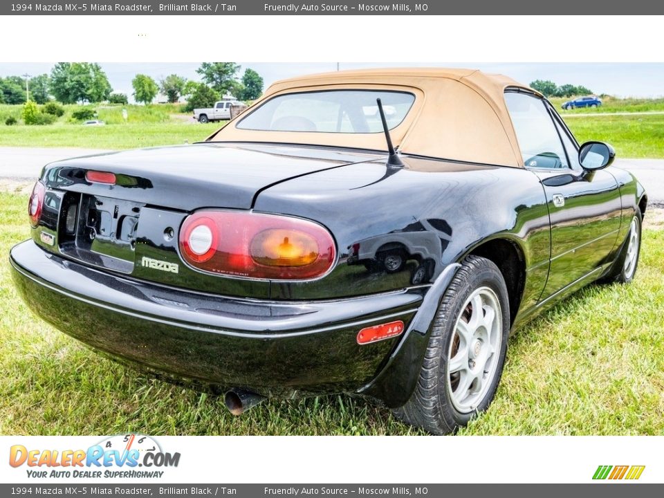 1994 Mazda MX-5 Miata Roadster Brilliant Black / Tan Photo #3