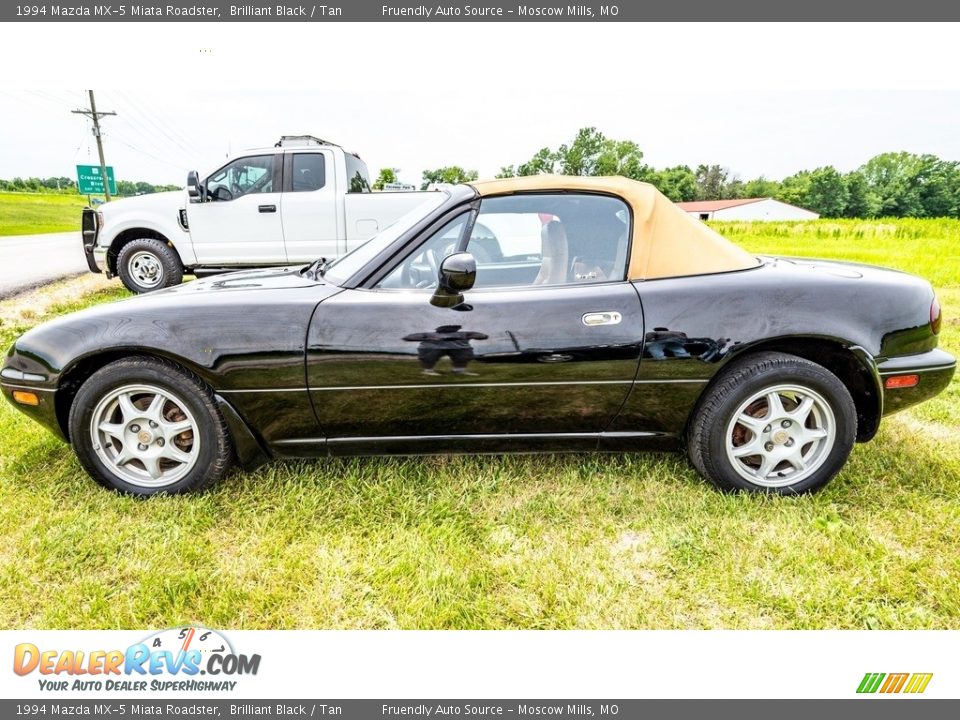 1994 Mazda MX-5 Miata Roadster Brilliant Black / Tan Photo #6