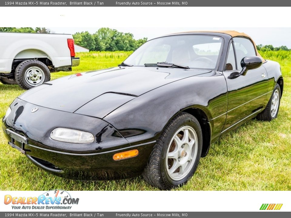 1994 Mazda MX-5 Miata Roadster Brilliant Black / Tan Photo #7