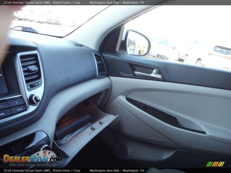 2018 Hyundai Tucson Sport AWD Molten Silver / Gray Photo #28