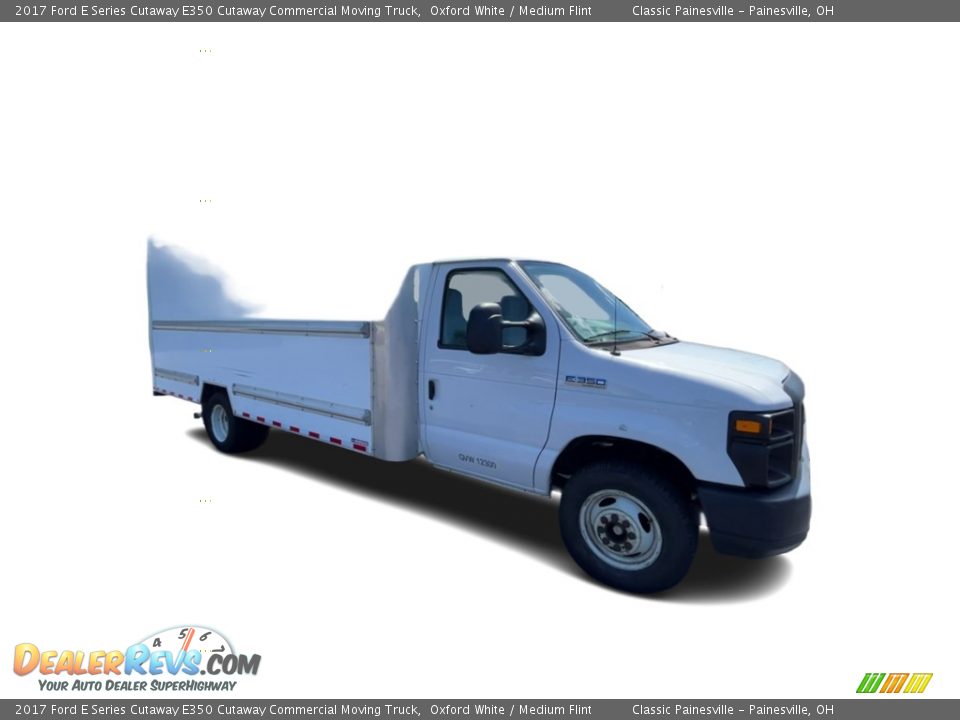 2017 Ford E Series Cutaway E350 Cutaway Commercial Moving Truck Oxford White / Medium Flint Photo #2