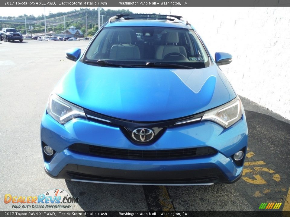 2017 Toyota RAV4 XLE AWD Electric Storm Metallic / Ash Photo #5