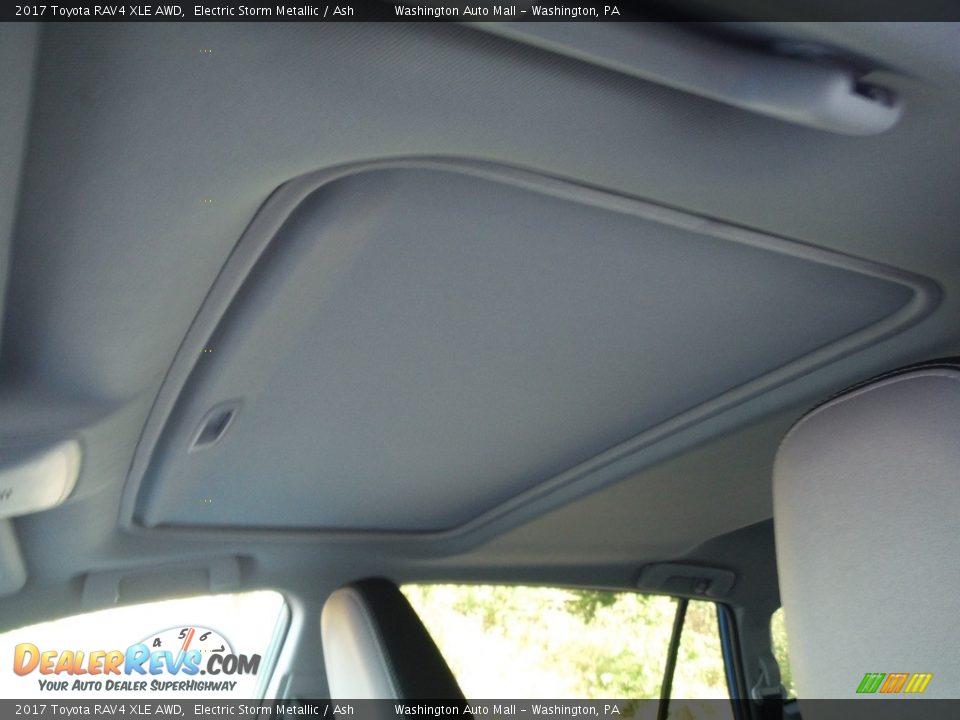 2017 Toyota RAV4 XLE AWD Electric Storm Metallic / Ash Photo #11