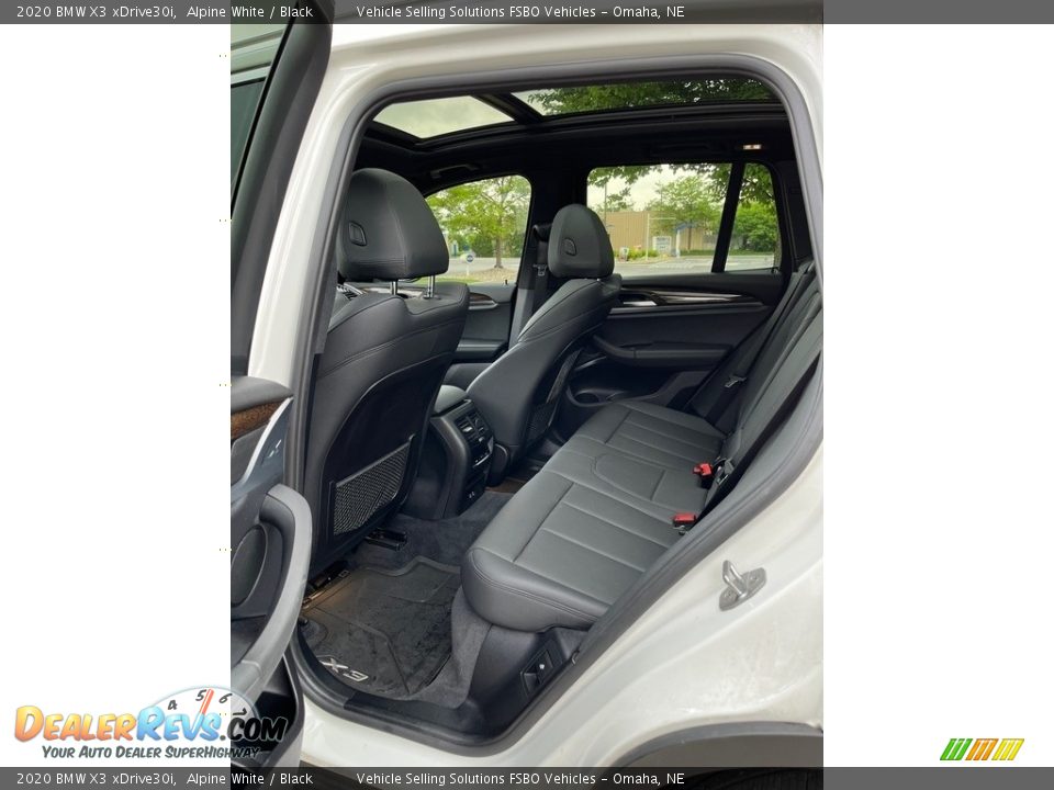 Rear Seat of 2020 BMW X3 xDrive30i Photo #5