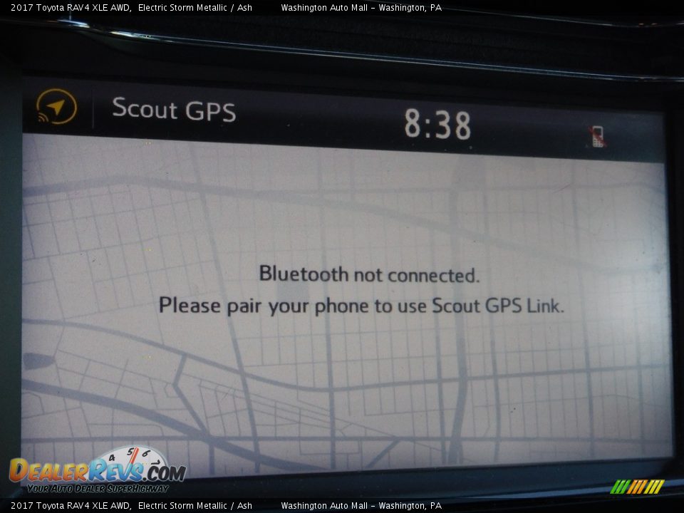 2017 Toyota RAV4 XLE AWD Electric Storm Metallic / Ash Photo #19
