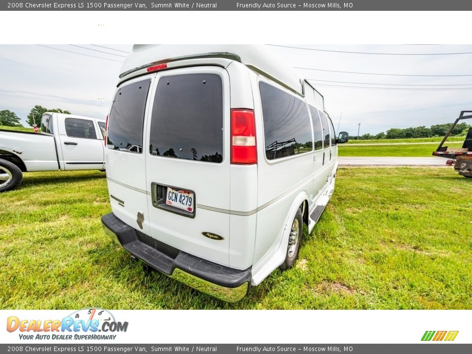 2008 Chevrolet Express LS 1500 Passenger Van Summit White / Neutral Photo #4