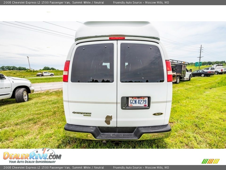 2008 Chevrolet Express LS 1500 Passenger Van Summit White / Neutral Photo #5