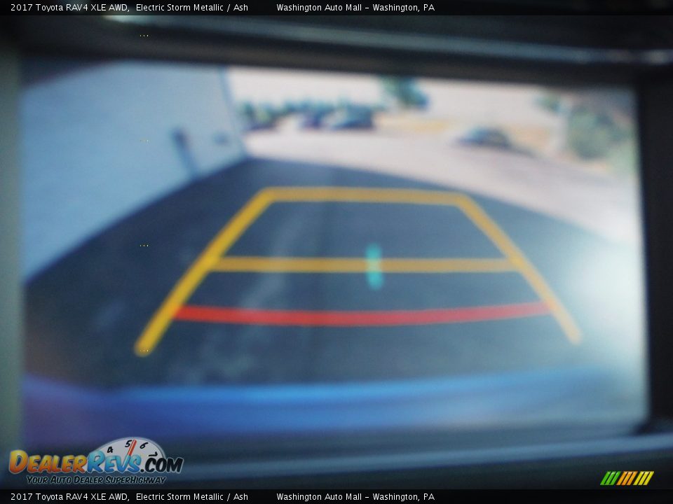 2017 Toyota RAV4 XLE AWD Electric Storm Metallic / Ash Photo #20