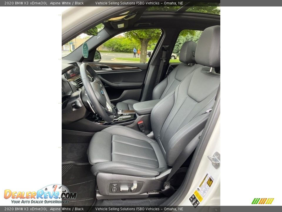 Front Seat of 2020 BMW X3 xDrive30i Photo #8