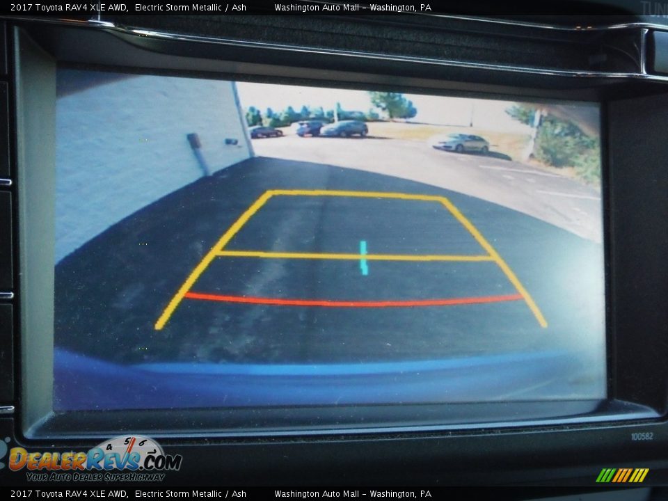 2017 Toyota RAV4 XLE AWD Electric Storm Metallic / Ash Photo #21