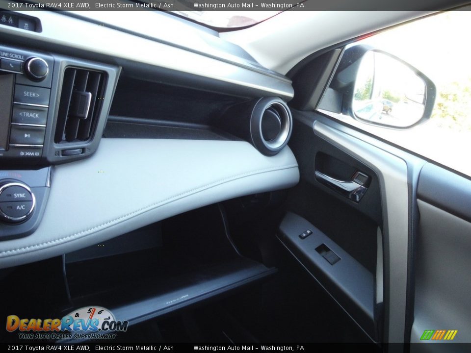 2017 Toyota RAV4 XLE AWD Electric Storm Metallic / Ash Photo #22