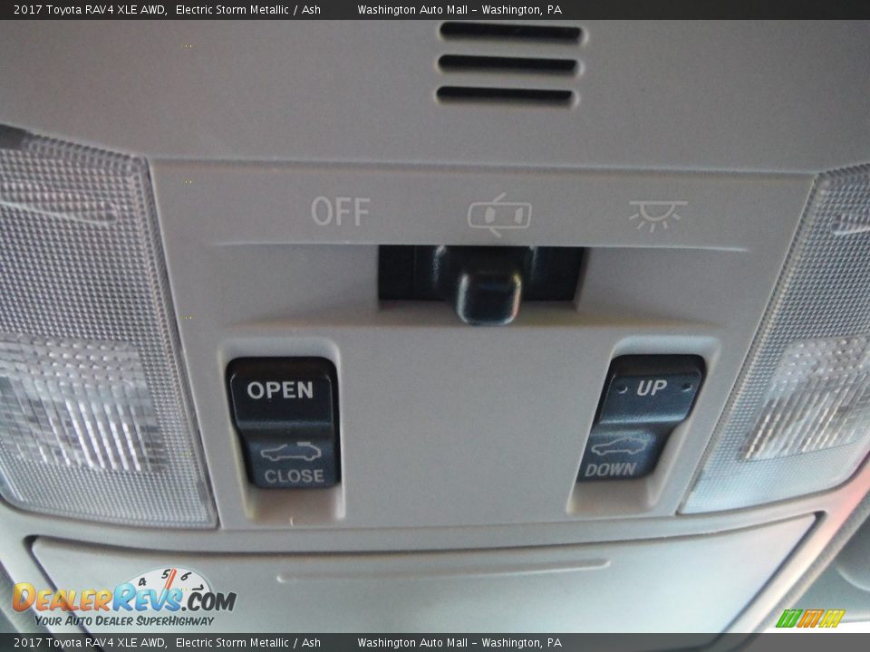 2017 Toyota RAV4 XLE AWD Electric Storm Metallic / Ash Photo #23