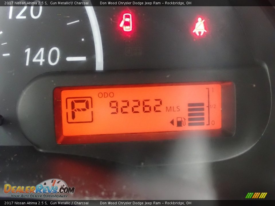 2017 Nissan Altima 2.5 S Gun Metallic / Charcoal Photo #30