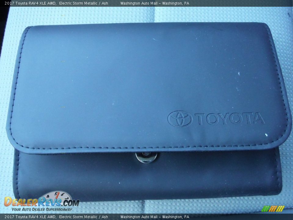 2017 Toyota RAV4 XLE AWD Electric Storm Metallic / Ash Photo #30