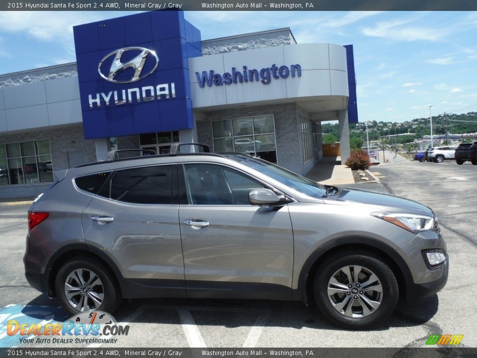 2015 Hyundai Santa Fe Sport 2.4 AWD Mineral Gray / Gray Photo #2