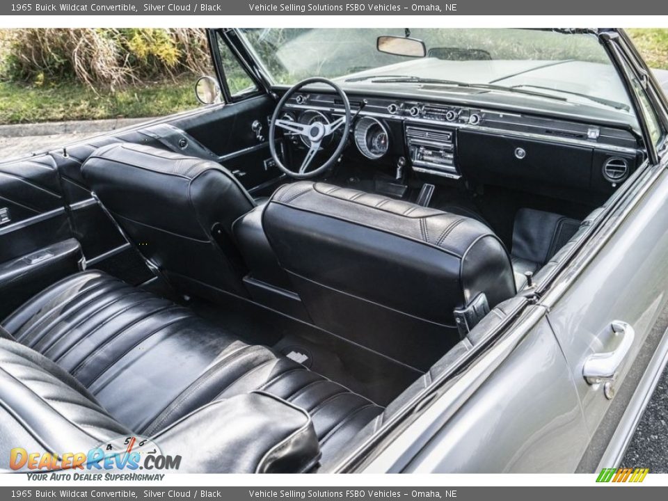 Black Interior - 1965 Buick Wildcat Convertible Photo #7
