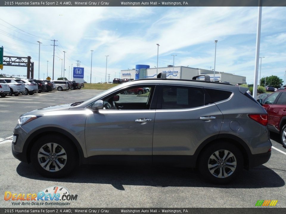 2015 Hyundai Santa Fe Sport 2.4 AWD Mineral Gray / Gray Photo #7