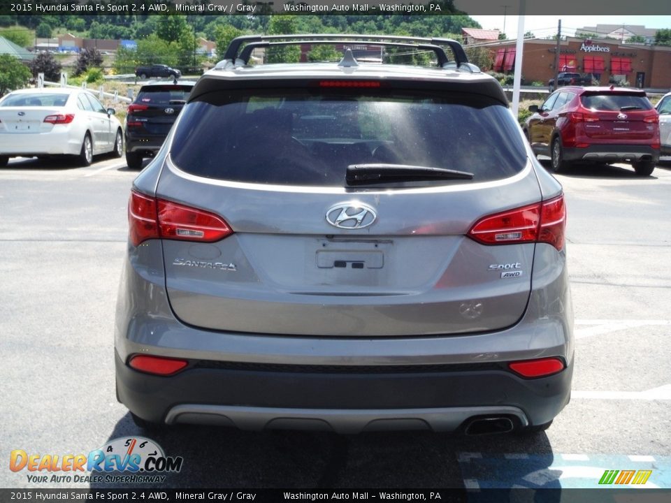 2015 Hyundai Santa Fe Sport 2.4 AWD Mineral Gray / Gray Photo #9