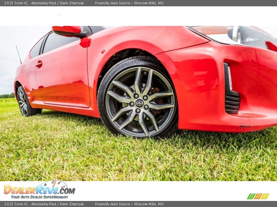 2015 Scion tC Absolutely Red / Dark Charcoal Photo #2