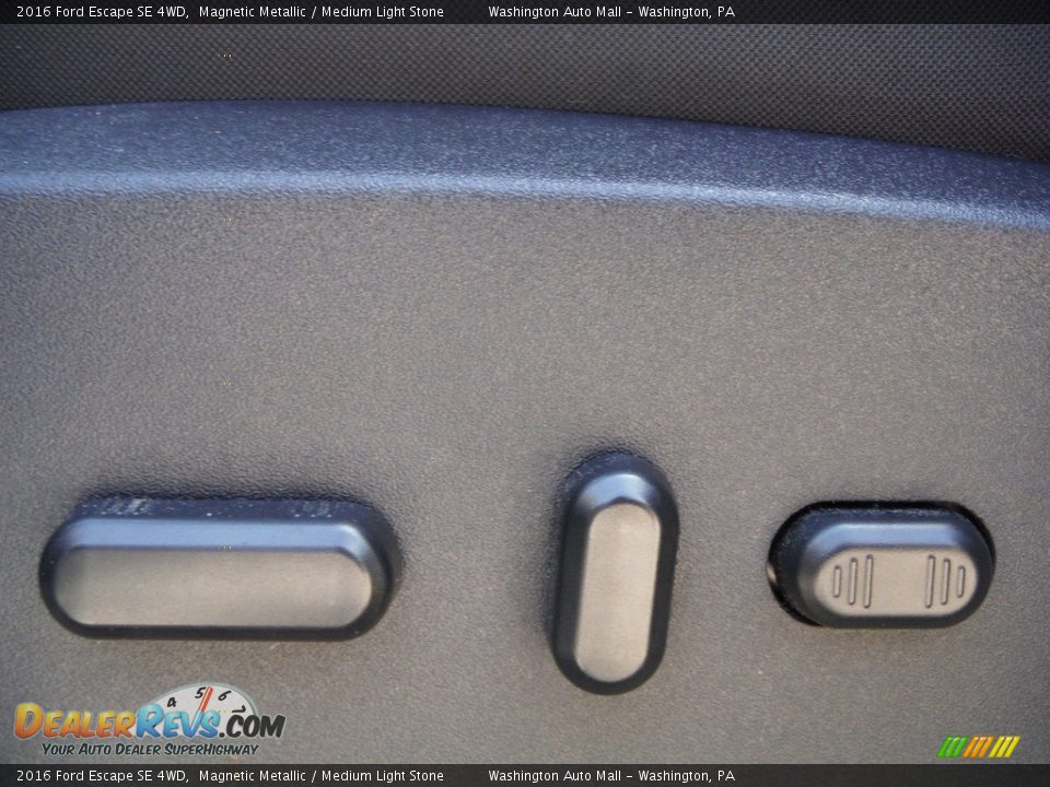 2016 Ford Escape SE 4WD Magnetic Metallic / Medium Light Stone Photo #14