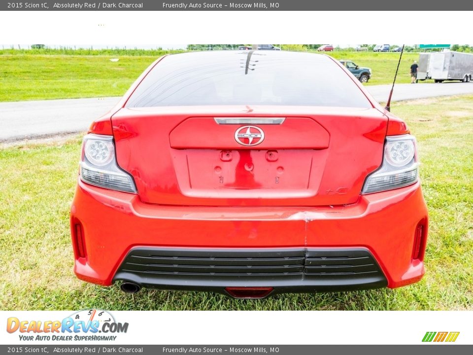 2015 Scion tC Absolutely Red / Dark Charcoal Photo #5