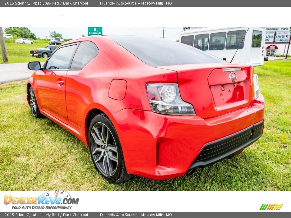 2015 Scion tC Absolutely Red / Dark Charcoal Photo #6