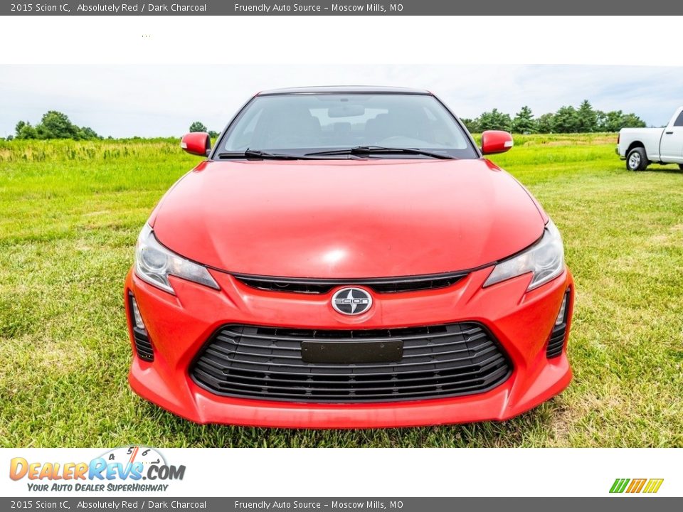 2015 Scion tC Absolutely Red / Dark Charcoal Photo #9