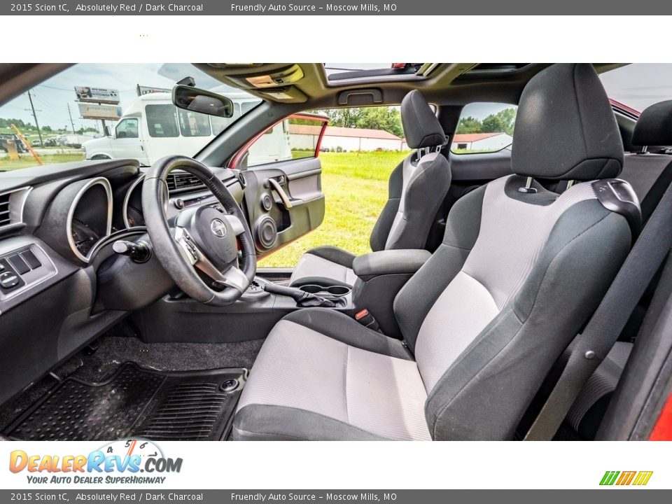 2015 Scion tC Absolutely Red / Dark Charcoal Photo #17