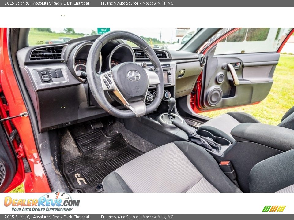 2015 Scion tC Absolutely Red / Dark Charcoal Photo #18