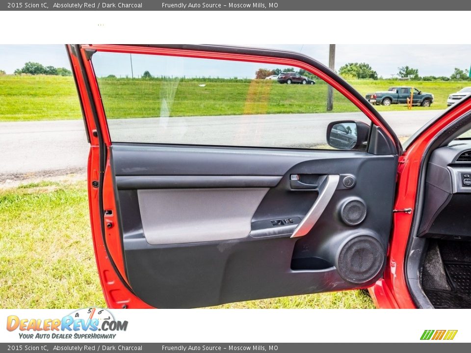 2015 Scion tC Absolutely Red / Dark Charcoal Photo #19