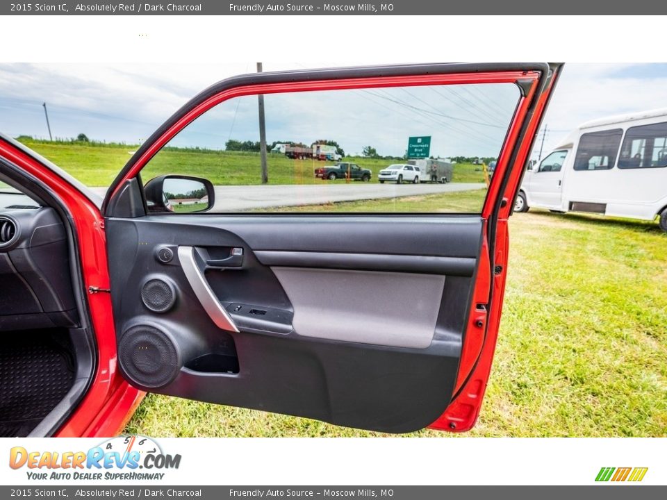 2015 Scion tC Absolutely Red / Dark Charcoal Photo #22