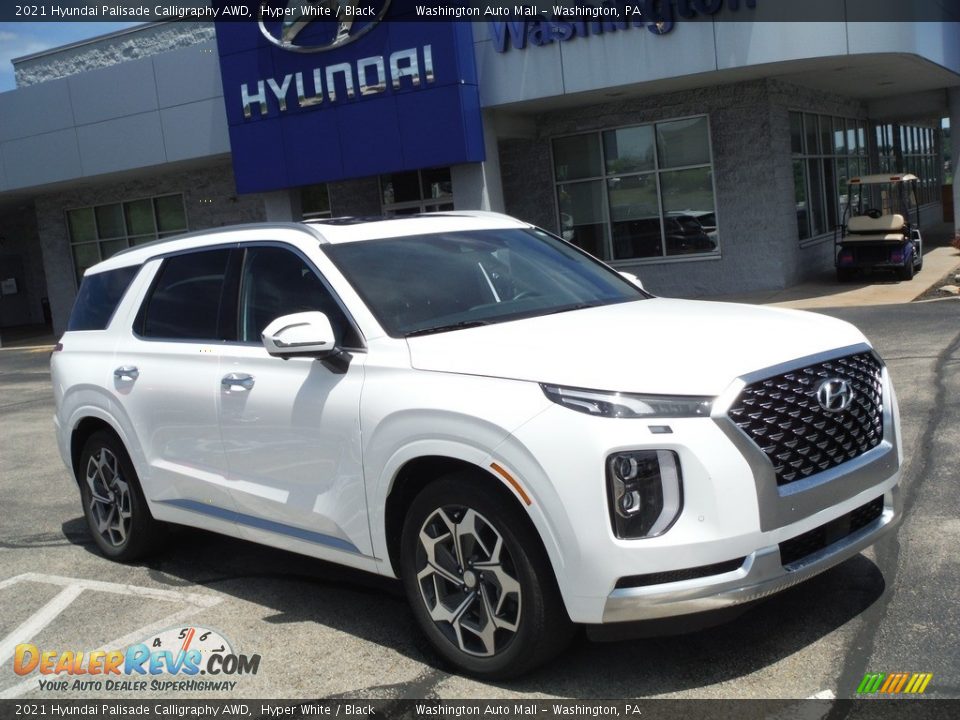 2021 Hyundai Palisade Calligraphy AWD Hyper White / Black Photo #1