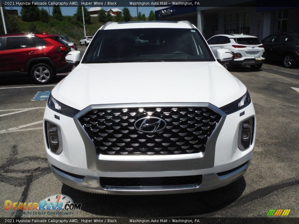 2021 Hyundai Palisade Calligraphy AWD Hyper White / Black Photo #4