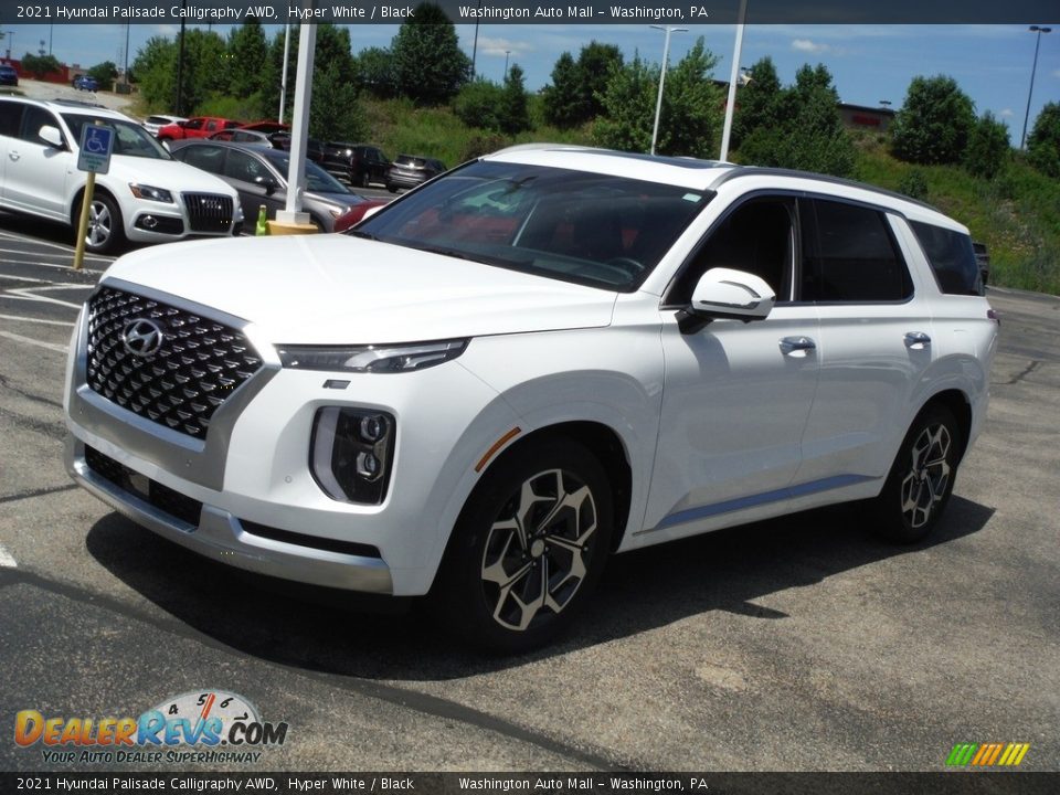 2021 Hyundai Palisade Calligraphy AWD Hyper White / Black Photo #5