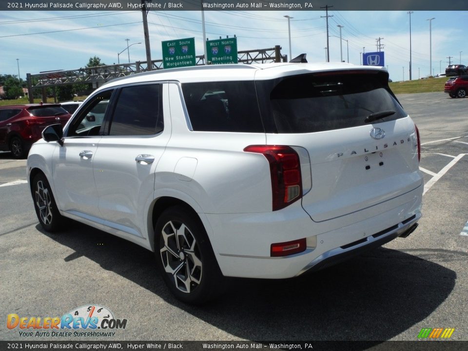 2021 Hyundai Palisade Calligraphy AWD Hyper White / Black Photo #7